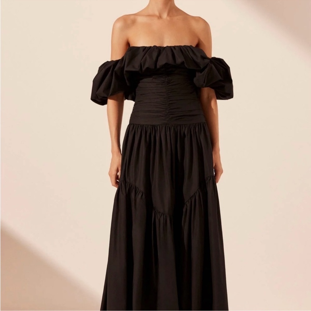 Shona joy maiori off the shoulder dress